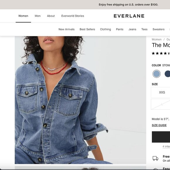 Everlane The Modern Jean Jacket - Picture 5 of 5